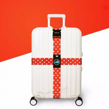 手提箱轻巧的行李带旅行带皮带系下交叉可调行李扣