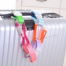 Barra de gravata de viagem bagagem pendurado fivela cinta fivela de cinto portátil bagagem anti queda deixando cair fivela cinto de segurança