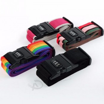 Useful Travel Luggage Suitcase Strap Baggage Backpack Safe Belt with Secure Coded Lock