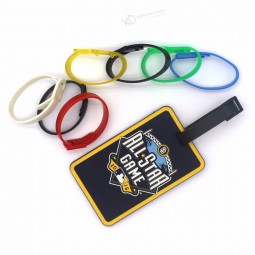Rubber Luggage Tag Loop Buckle Strap for Wholesale