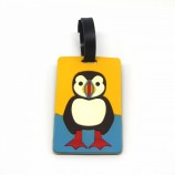 cartoon travel suitcase tag  soft PVC luggage tag