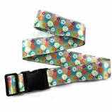 Heat Transfer Printed Logo Luggage Straps Belt, Bag Packing Belt