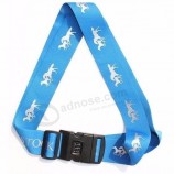 Luggage Belt with Reflective Printing, Luggage Strap with Woven Logo