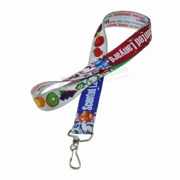 promotional lanyard with your own brand with carabiner from china supplier