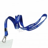 woven jacquard neck lanyard with card holder