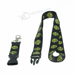 Silk Screen Printing Cell Phone Neck Lanyard With Id Card Holder