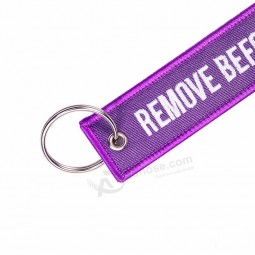 Keychain Aviation Gifts For lovers Stitch Custom Purple Keychain Luggage Key Tags Keyring llaveros Jewelry
