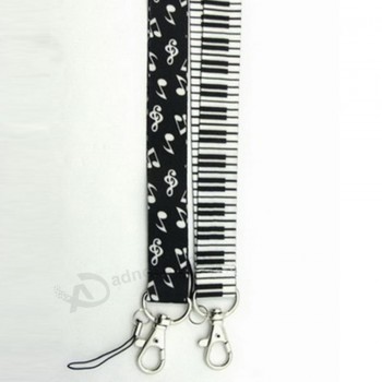 Musical Note Printed Phone Neck name badge holders