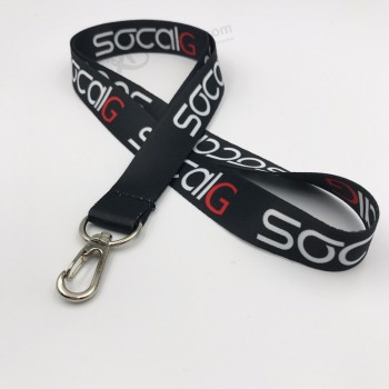 sublimation polyester lanyard with metal hooks
