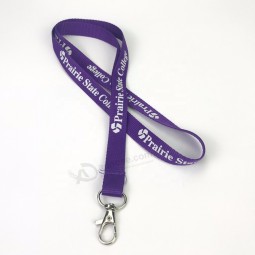 custom design polyester lanyards with china factory