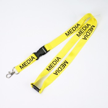 cordones de poliéster estampados con accesorios con logo adjunto