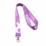 wholesale business woven lanyard with id card holder