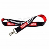 cheap customized polyester lanyard strap with polyester lanyard custom