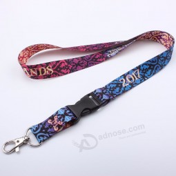 2019 new products plastic pouch sublimation custom print lanyard mobile string logo