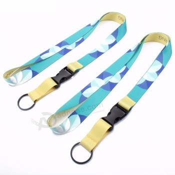 colorful design with promotional polyester lanyard wholesale