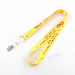 north face neck polyester call lanyard with metal clamp