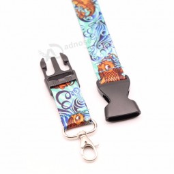 Supply All Kinds Of Zipper badge holder Lanyard Heated Transfer Lanyard Promotion Cheap Polyester Customized Tool Lanyard In High Quality