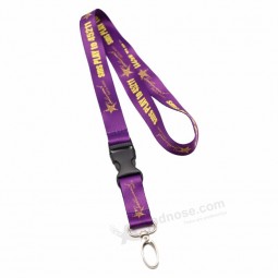 Personalized Customized Led Zip Pouch badge holder Lanyard With Id Holder