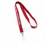 Factory Sale Safe Secure Adjustable Casino Elastic Cord badge holder Lanyard