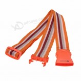 polyester plastic adjustable travel luggage strap personalized