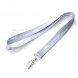 Alligator Metal Hook  Custom Sublimation Printing Logo Polyester Lanyards