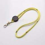 Wholesale slider cord badge holder lanyard custom logo