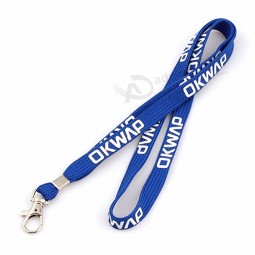 Buke cheap wholesale custom promotional gift tubular badge holder lanyard for id card holder