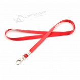 Polyester material fabric sublimation blank badge holder lanyards