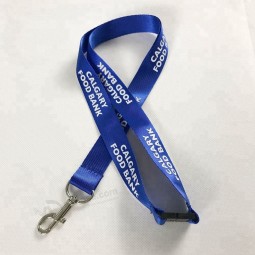 recycle different fitting custom cheap nylon keychain lanyard