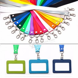 Neck Strap 20mm Lanyard badge holder for Mobile Phone Holder ID Name Badge Holder Keys Metal Clip,colorful and practical