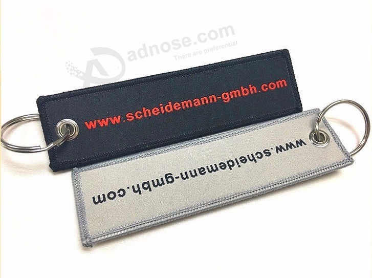 China supplier Woven keyring for promotional Gifts