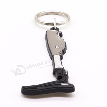 OEM rubber key tags with personalised keyrings