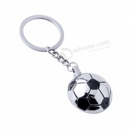 スポーツサッカー形状金属ギフトキーホルダーサッカーパーソナライズキーリング