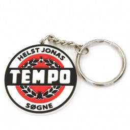 promotional cheap custom made shaped 2d soft Pvc keychains rubber keychain cartoon rubber personalised keyrings