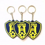 Factory price 2d custom shaped soft rubber pvc keychain