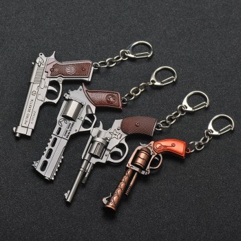 3D Schlüsselbund Waffe Gun Car Revolver essen Huhn Spiel Großhandel
