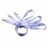 Huacheng Wonderful Custom ID card Lanyards With Printed Logo Polyester Sublimation lanyard for keys