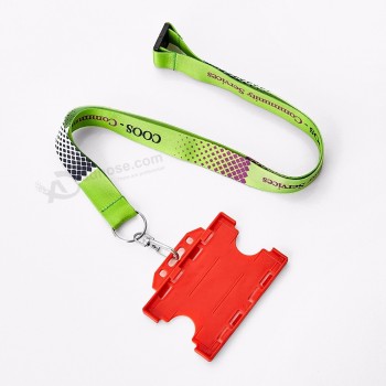 Жесткий пластиковый Id держатель для значка Крючок для имени собаки Держатели для бейджей с ремешком из нержа