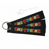 Aviation Key Tag Aircraft Keychains Custom Embroidered Keychain Logo