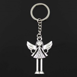58x38mm angel Pendants Car Key Chain Ring Holder made in china