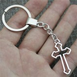 Keychains with key rings for an empty cross supplier