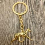 Doberman Key Chains Fashion Pet Dog Jewellery Doberman Pinscher Car Keychain Bag Keyring For Women Men