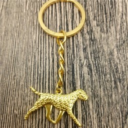 Border Terrier Key Chains Fashion Pet Dog Jewellery Border Terrier Car Keychain Bag Keyring For Women Men