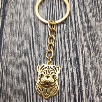 New Pug Key Chains Fashion Pug Jewellery Trendy Pug Car Keychain Bag Keyring For Women Men