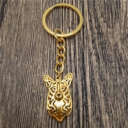 Cardigan welsh corgi Key Chains Fashion Pet Dog Jewellery Cardigan welsh corgi Car Keychain Bag Keyring For Women Men
