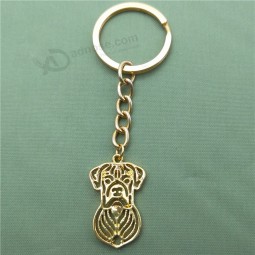 New Vintage Boxer Key Chains Fashion Pet Dog Jewellery Boxer Car Keychain Bag Keyring For Women Men