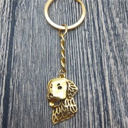 New Golden Retriever Key Chains Fashion Pet Dog Jewellery Trendy Golden Retriever Car Keychain Bag Keyring For Women Men