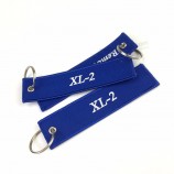 Excellent Quality Cheap Custom Logo Embroidery Key Chain