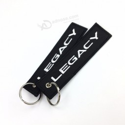 Embroidered Keychain Luggage Tag Label Key Chain flight key chains