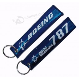 BOEING 787 Embroidery Key chain